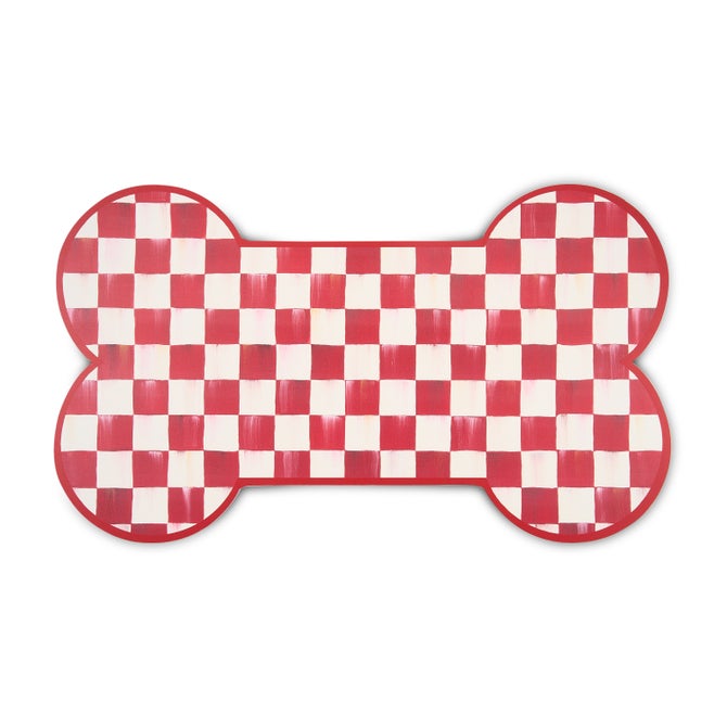 Cherry Check Pup Placemat image number 0