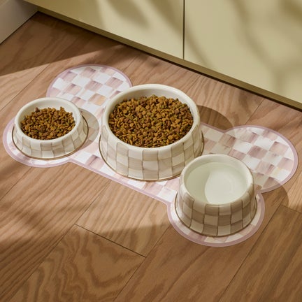 Mocha Check Pup Placemat