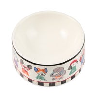 Courtly Check Ceramic Pet Dish