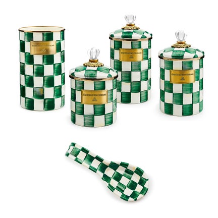 Emerald Check 5pc Kitchen Essentials Set
