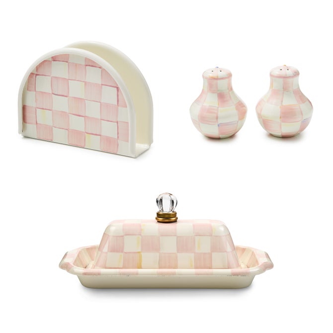 Rosy Check 3pc Tabletop Essentials Set image number 0