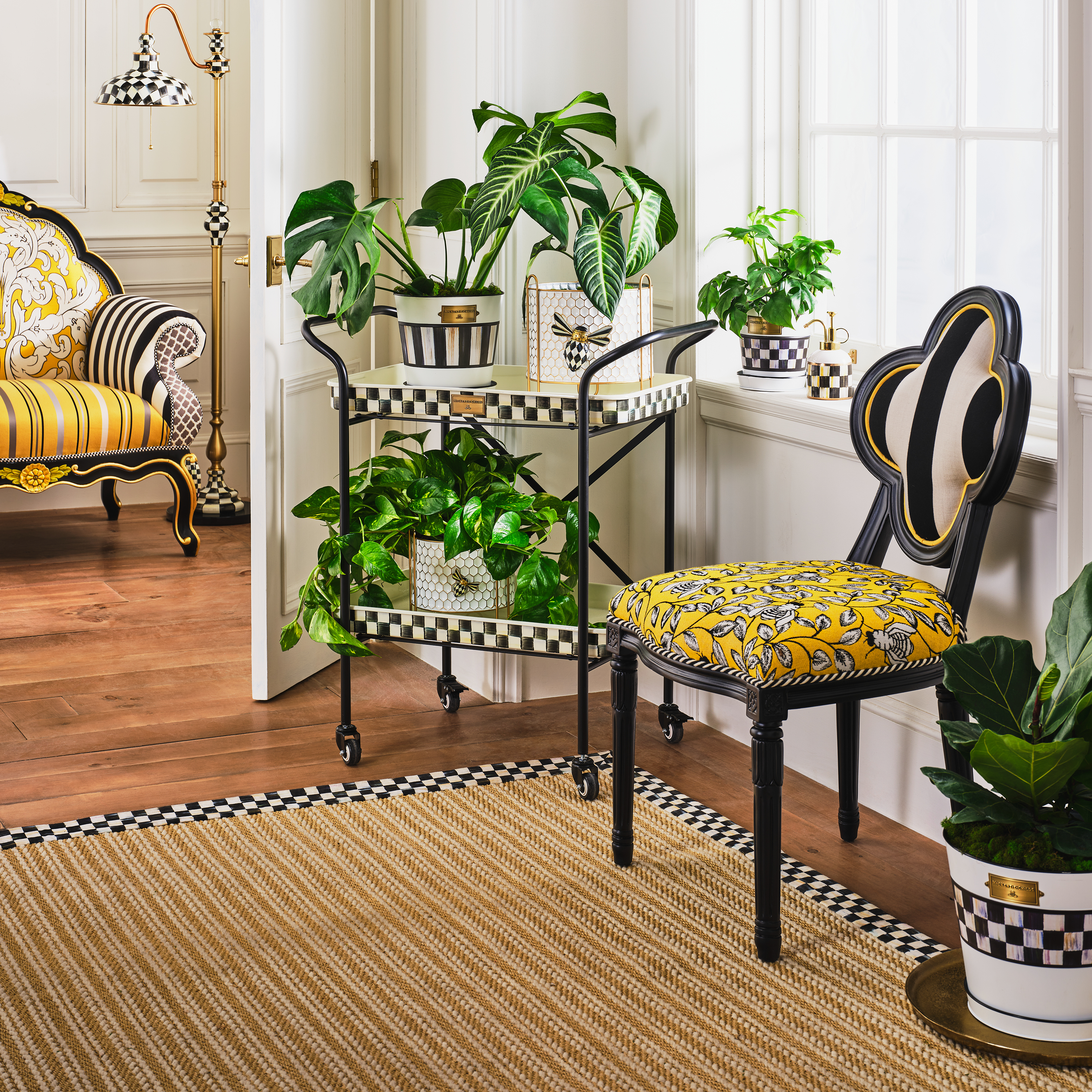 MacKenzie-Childs | Check Jute 3' x 5' Rug