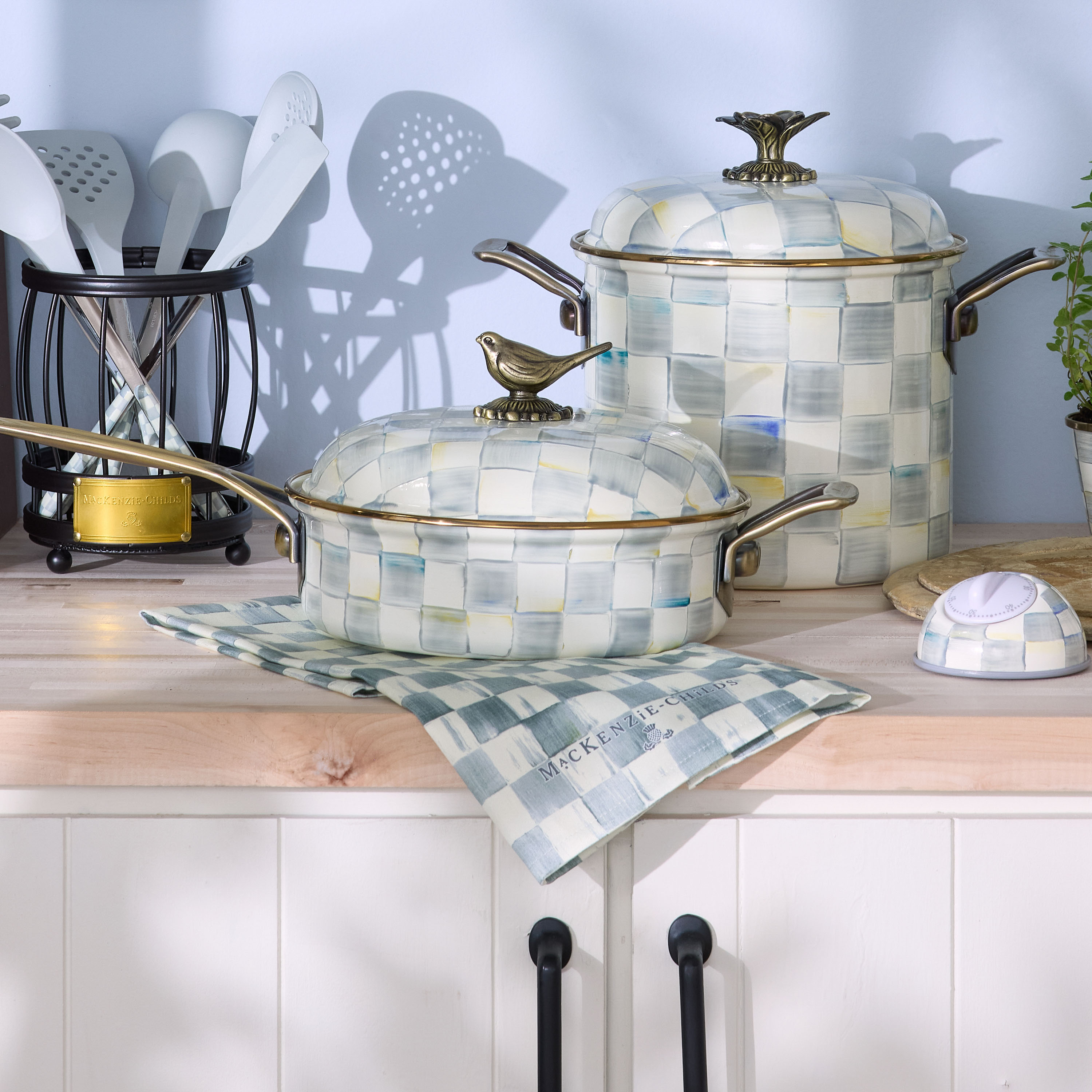 MacKenzie-Childs Check Dish Towel - Thumbnail 2