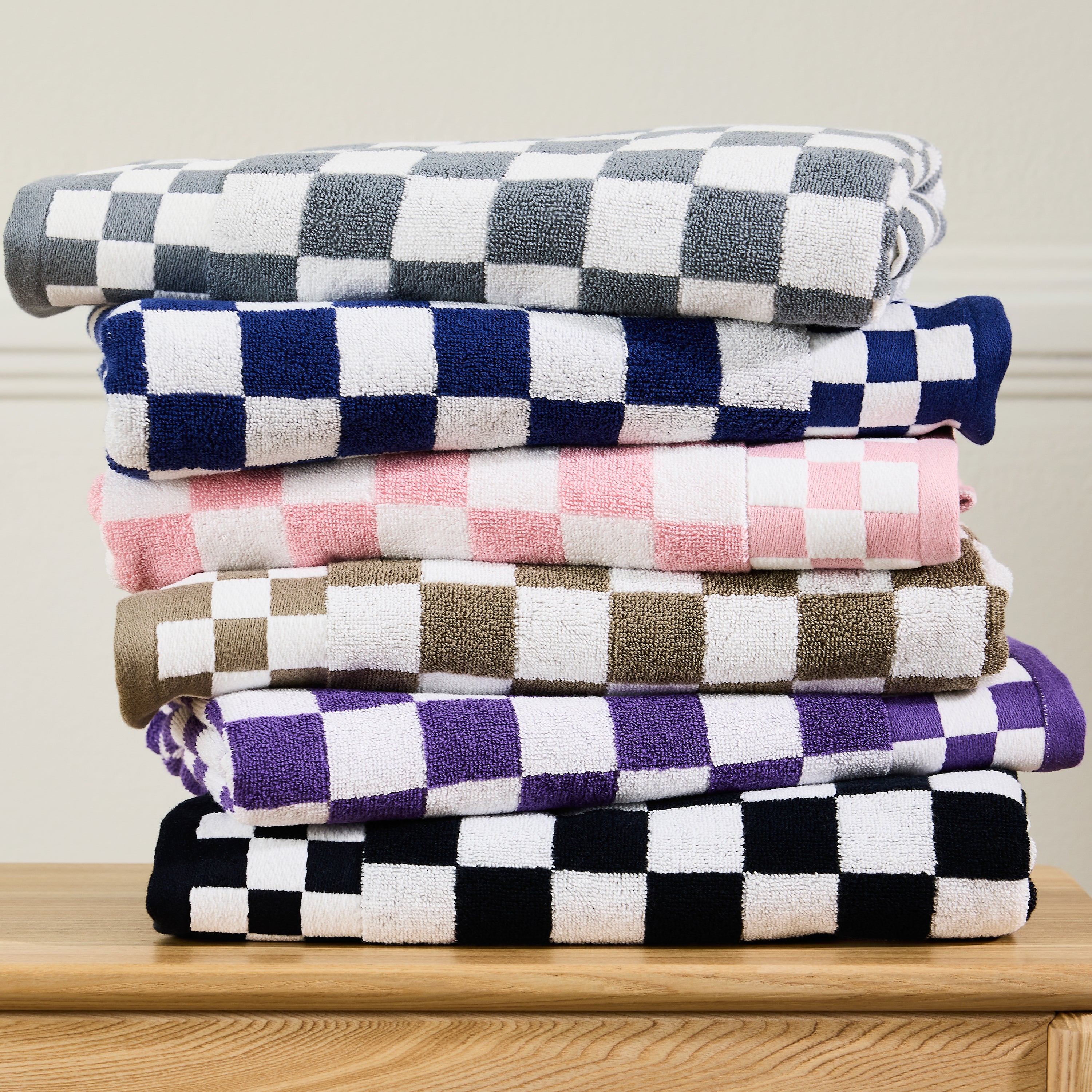 MacKenzie-Childs | Mocha Check Hand Towel