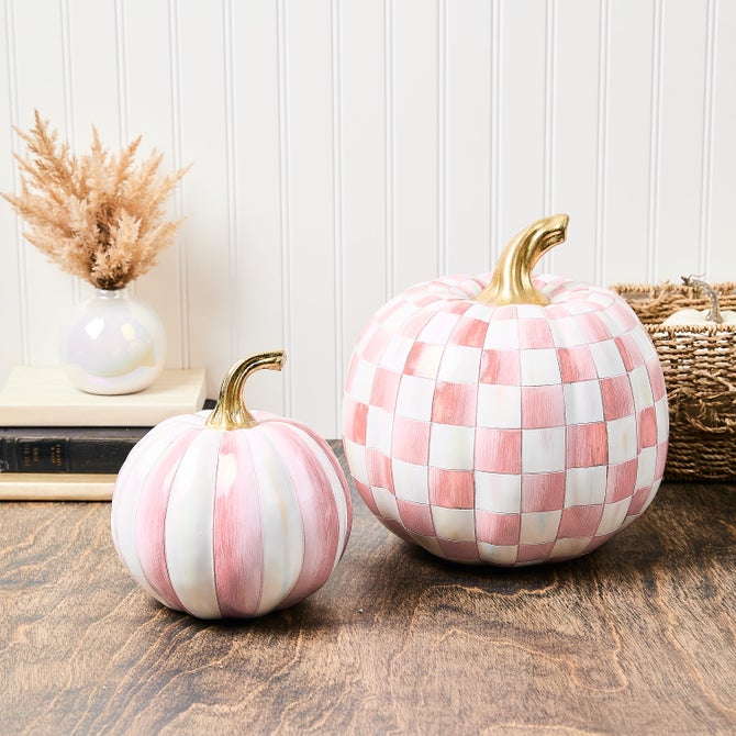 Classic Stripe & Check Pumpkin Set image number 1
