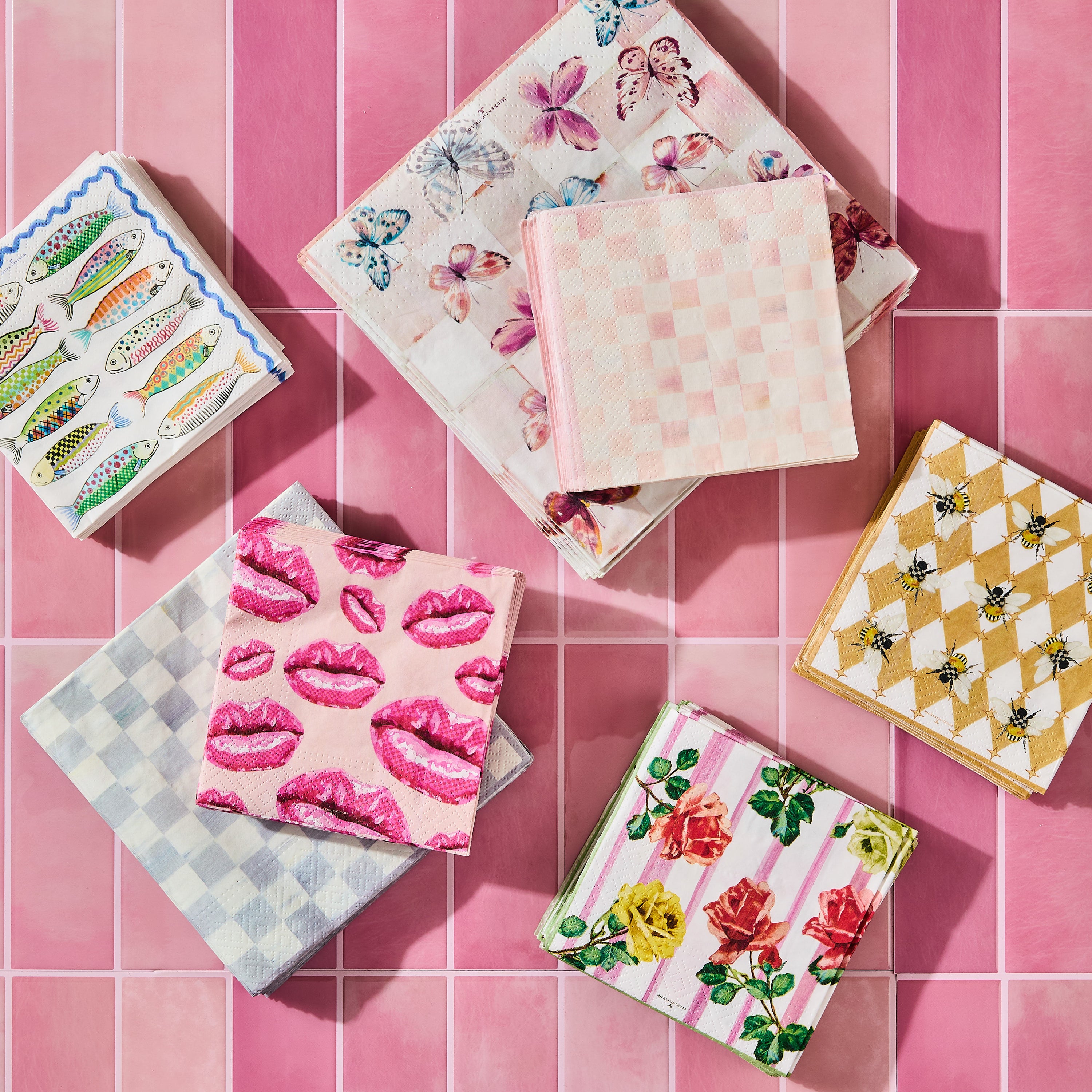 MacKenzie-Childs | Courtly Check Cocktail Paper Napkins