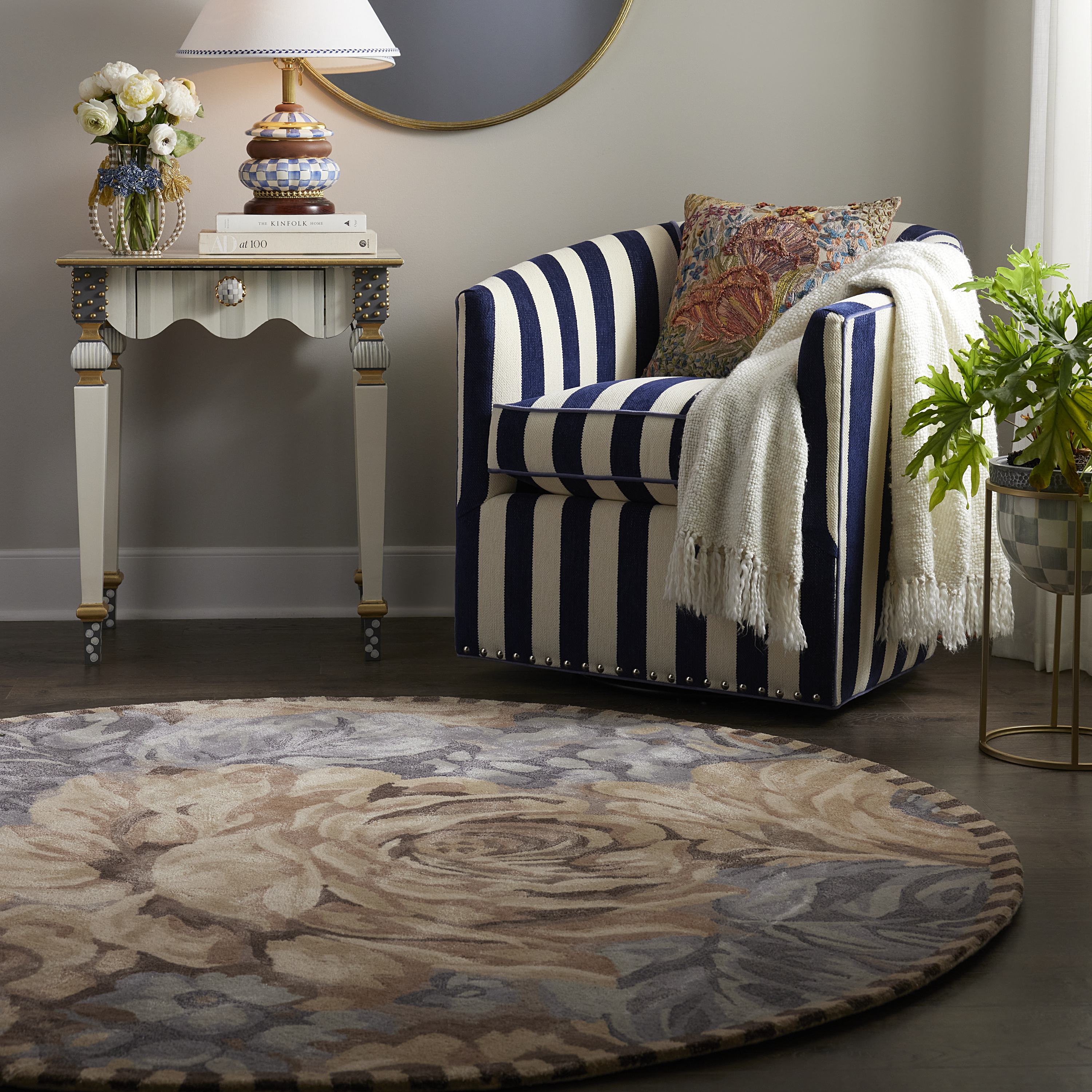 MacKenzie-Childs | Coco Rose 3' x 5' Rug
