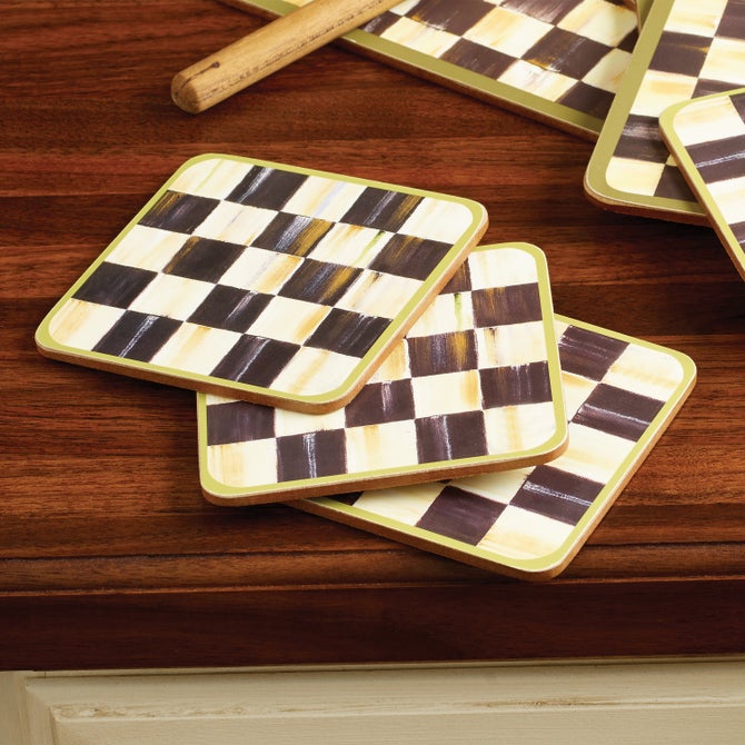 Cork Back Coasters, Set of 4 image number 0