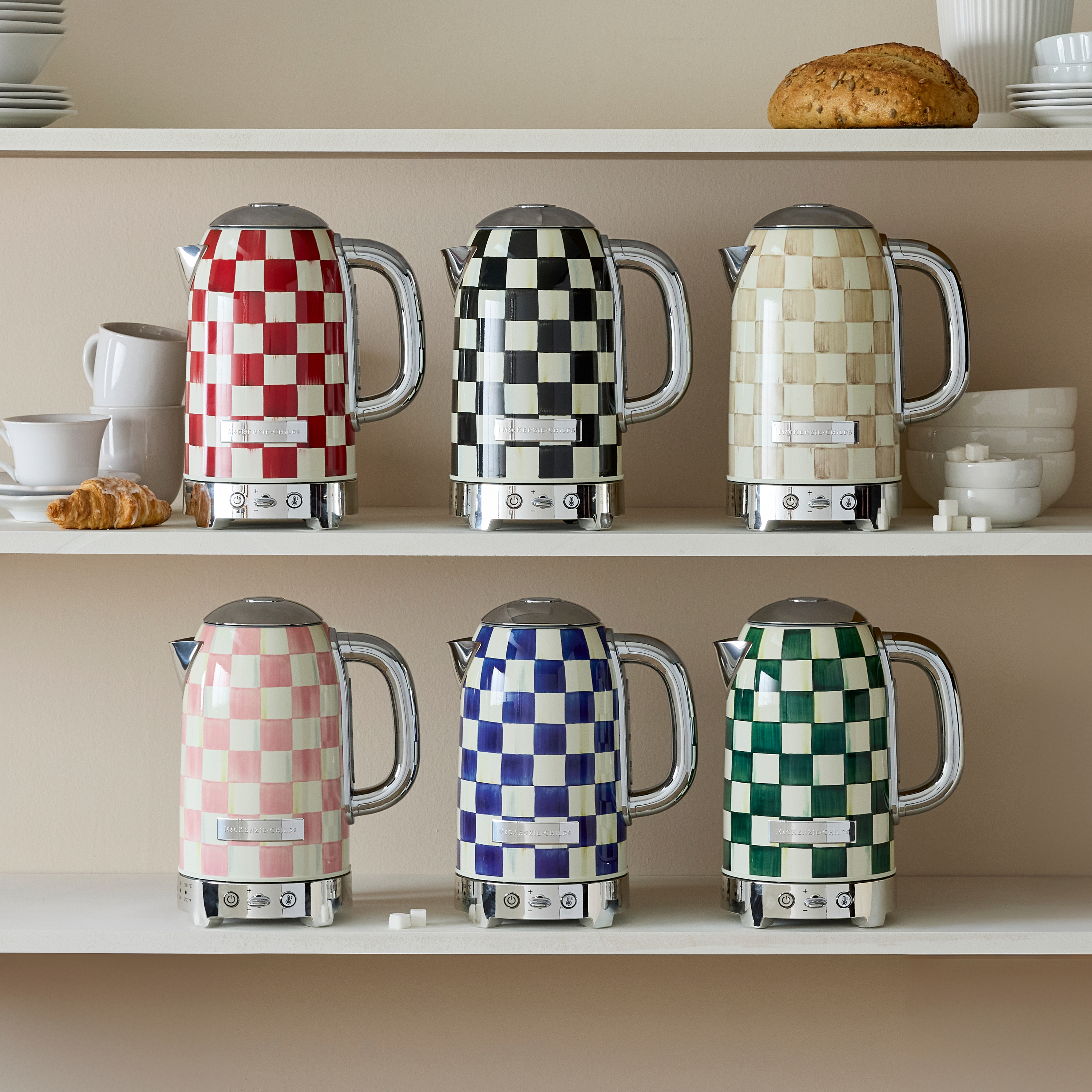 MacKenzie-Childs | Courtly Check Electric Kettle