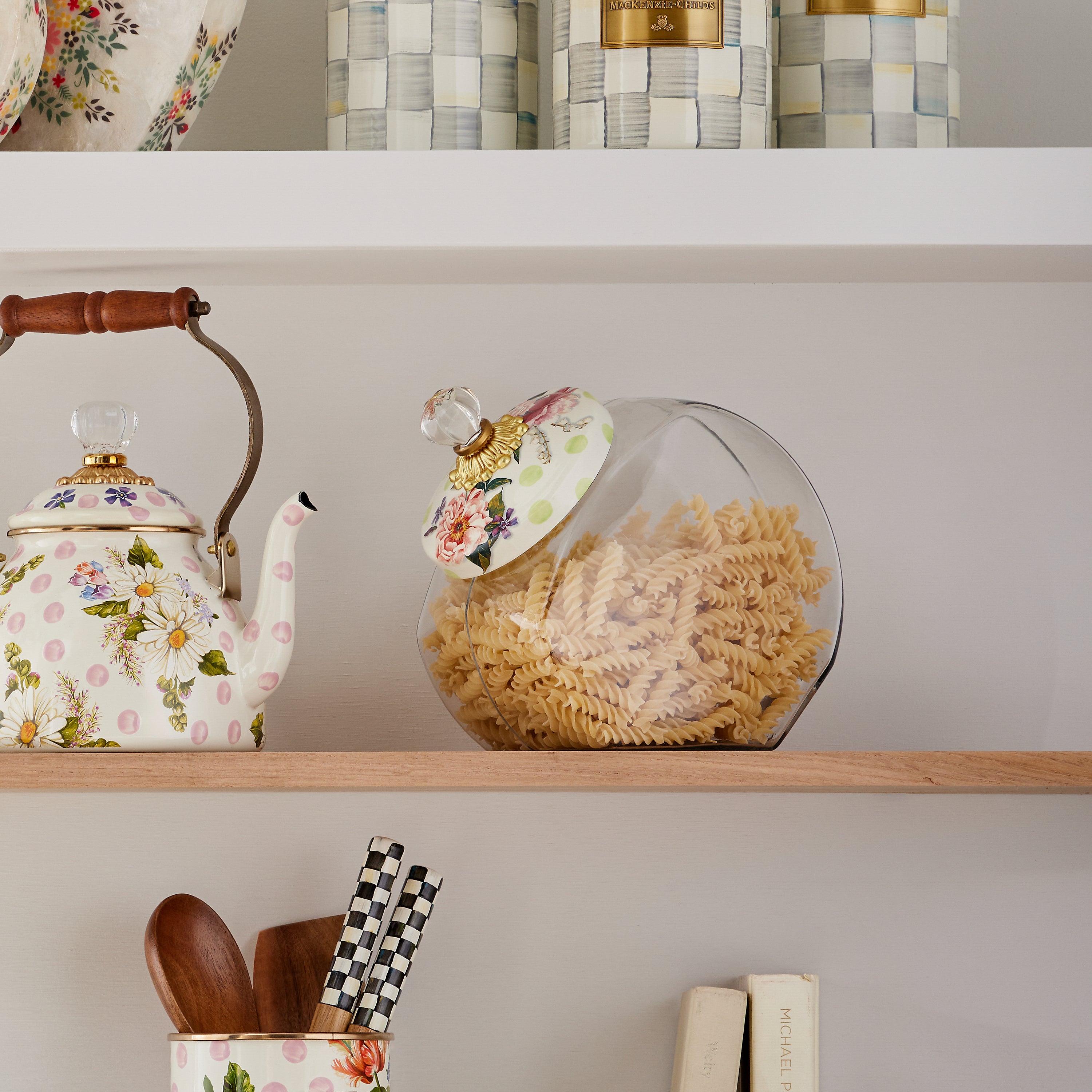Floral Cookie Jar