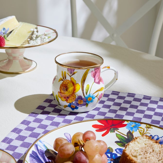 Floral Enamel Mug image number 0