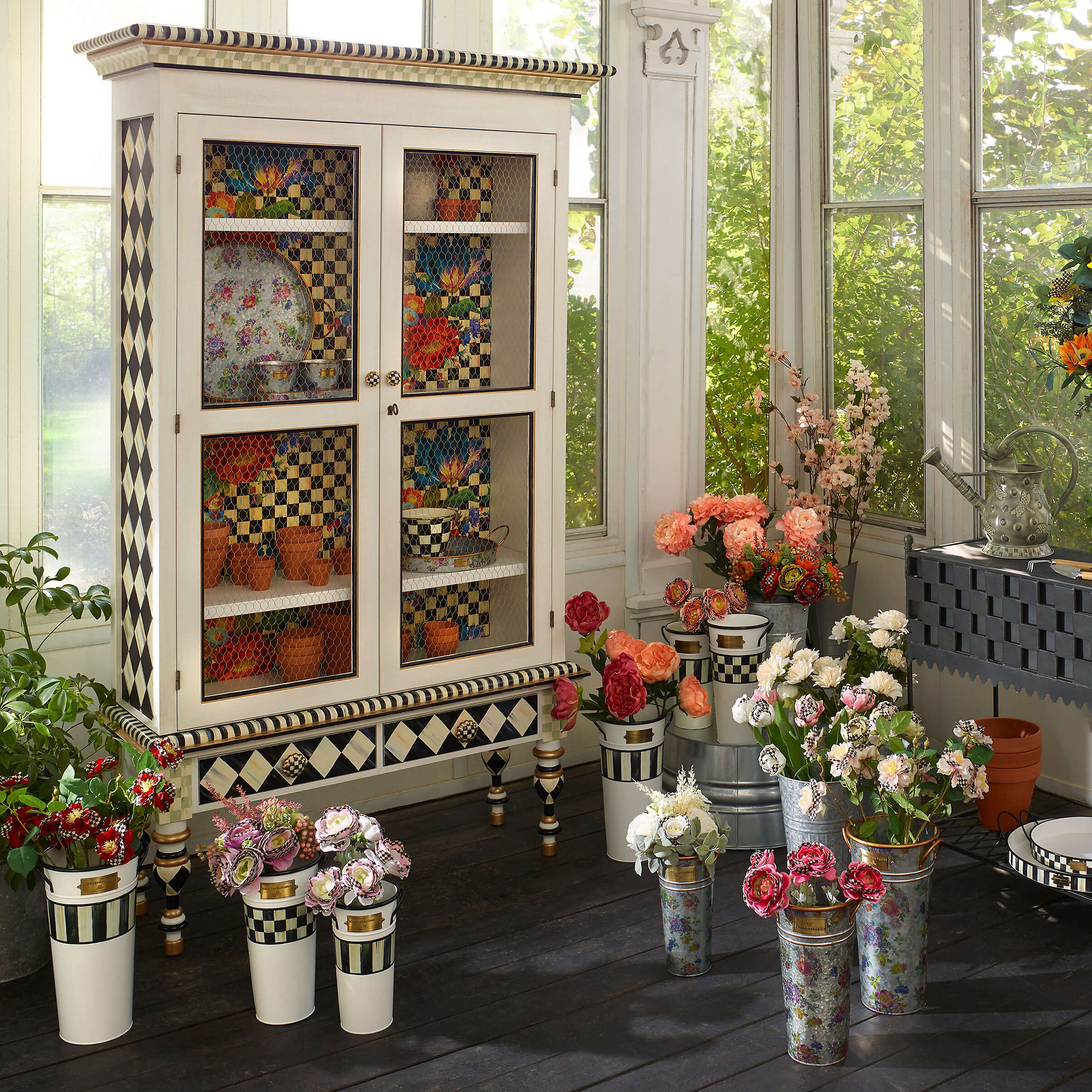 MacKenzie-Childs | Flower Market Cabinet