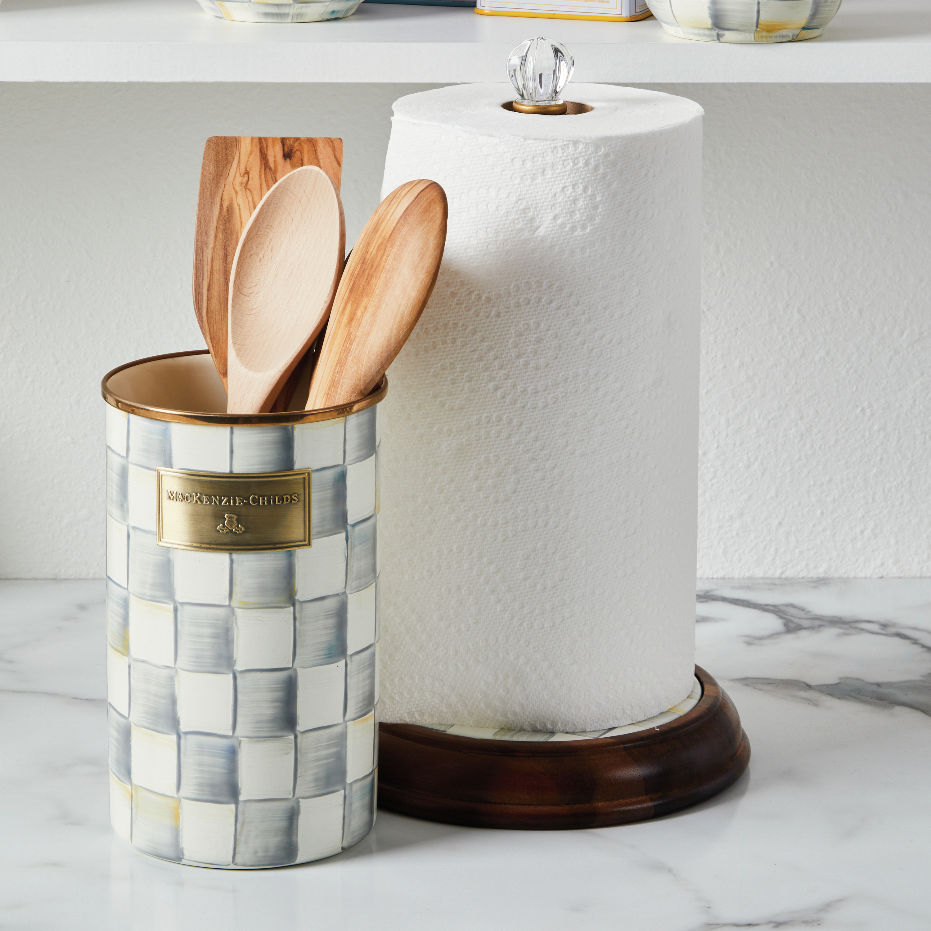 Courtly Check Paper Towel Holder
