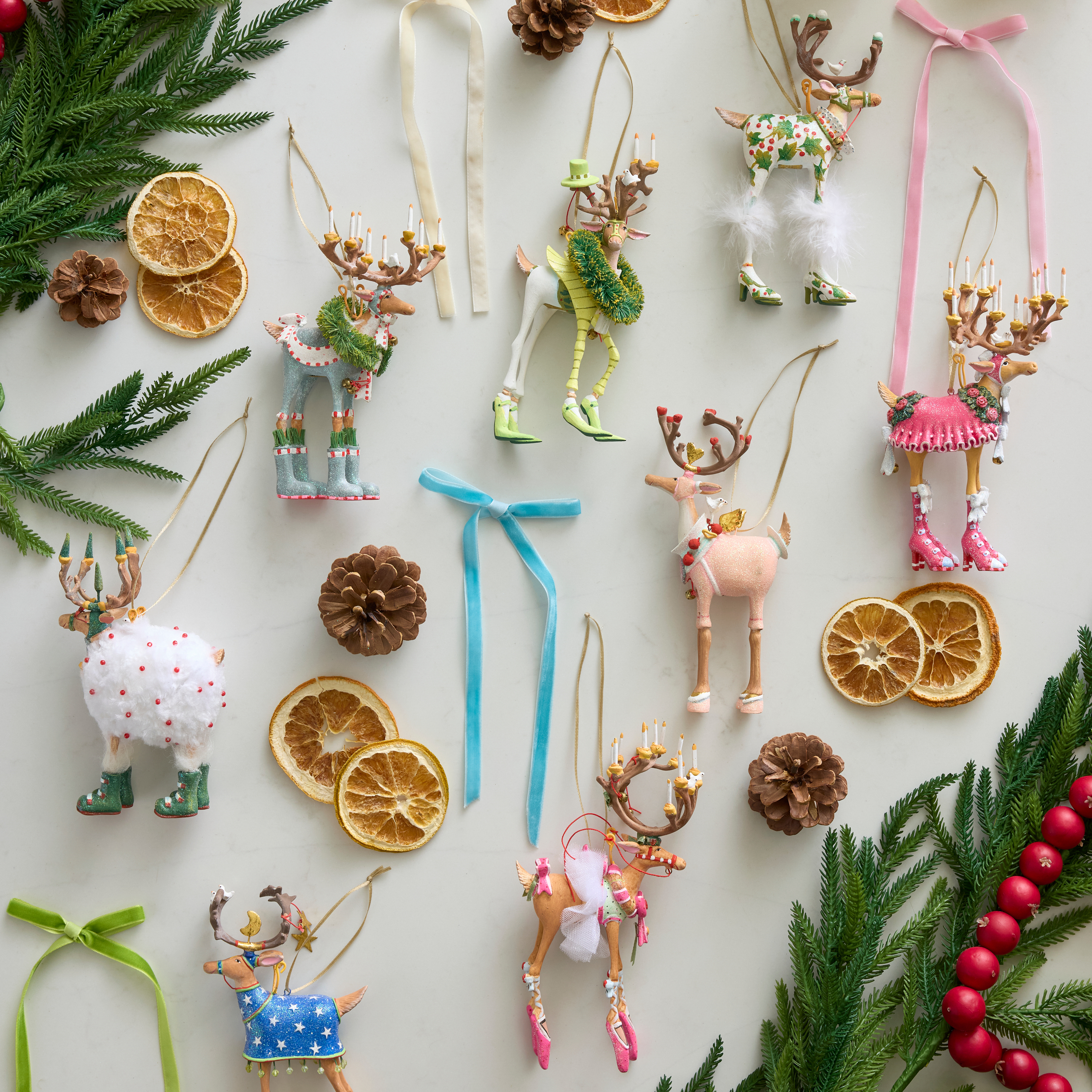 MacKenzie-Childs | Patience Brewster Dash Away Comet Reindeer Ornament