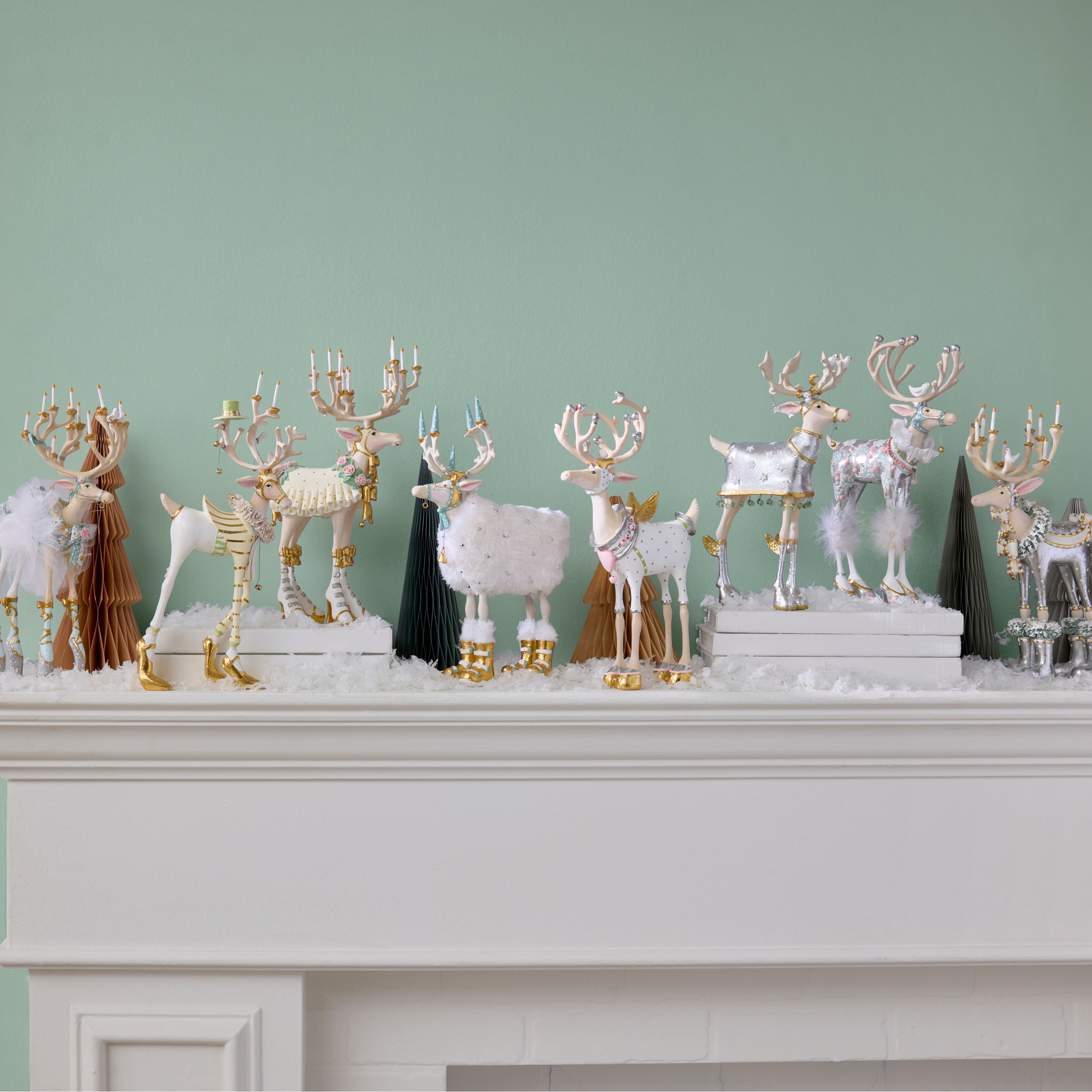 MacKenzie-Childs | Patience Brewster Moonbeam Prancer Reindeer Figure