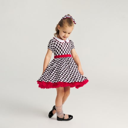 Posh Peanut Courtly Check Petticoat Dress