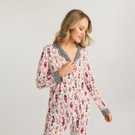 Posh Peanut Nutcrackers Women's Pajama Set